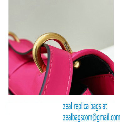 Fendi C Com Medium bag in smooth and full-grain leather Fuchsia 2023 - Click Image to Close